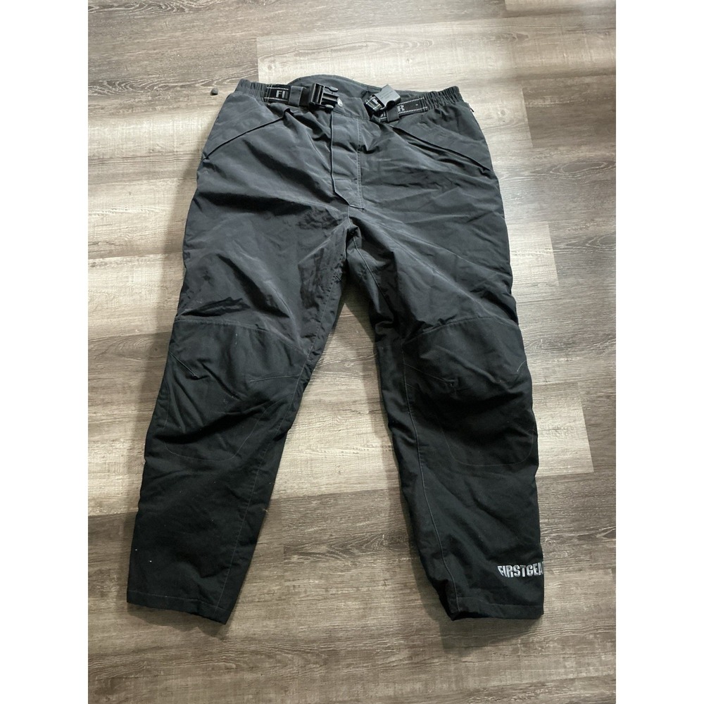 FirstGear Mens 44 Riding Pants Hypertex Motorcycle Padded Mesh Touring Black